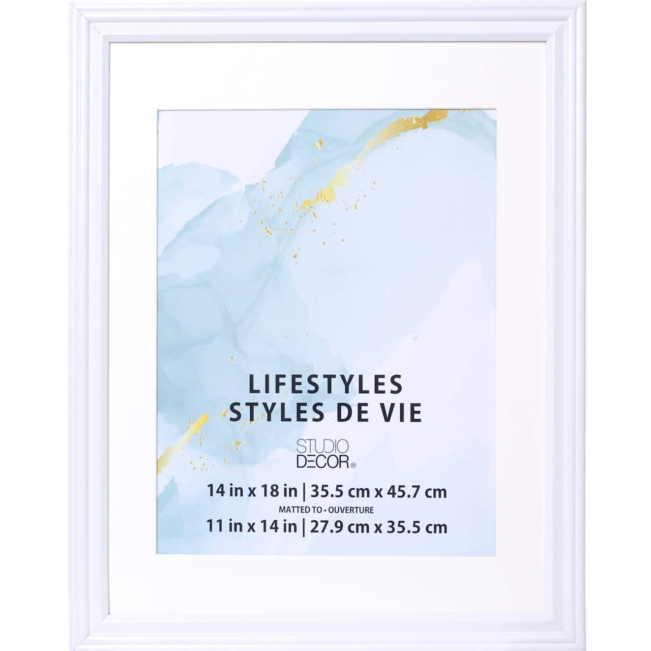 White Frame With Mat, Lifestyles&#x2122; by Studio D&#xE9;cor&#xAE;